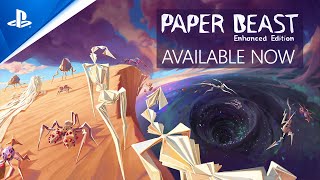 Paper Beast Enhanced Edition  Launch Trailer  PS5 amp PS VR2 Games [upl. by Tella715]