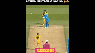 AZampa masterclass bowling 🔥😎😱  real cricket 24 ll shorts rc22 [upl. by Relyuhcs]