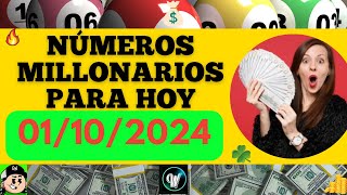 🔥🙌🤑 HAZ ESTOS NÚMEROS DE LA SUERTE PARA HOY 01 OCTUBRE 2024 CAMBIA TU VIDA  LOTERIAS DEL MUNDO 🤑🔥 [upl. by Pettit243]