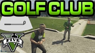 GTA Online  Golf Club Weapon Location [upl. by Yardley]