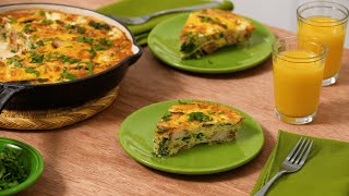 Blackened Chicken and Spinach Frittata [upl. by Stefan]