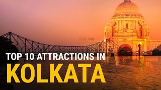 Top 10 Attractions in KolkataKolkata TourismTop 10 Best Tourist Places to Visit in Kolkata [upl. by Ennayllek651]