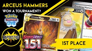 1st Place Arceus VSTAR Deck Is Back With Crushing Hammer Pokemon TCG [upl. by Darken673]