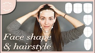 Good hairstyles for your face shape amp how to determine your shape  Justine Leconte [upl. by Cornelia]