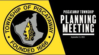 Piscataway Township Planning Board Meeting September 11 2024 [upl. by Nierman]