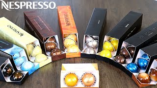 Nespresso Vertuo Coffee Capsule Review  My Favorite Flavors  Best Pods To Try [upl. by Arahas]