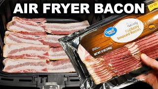 Air Fryer Bacon  How To Cook Bacon in the Air Fryer [upl. by Erdei]