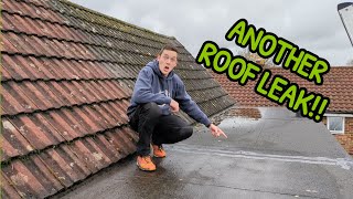 Flat Roof Leak Felt Roof Causing Wet Patch On Bedroom Ceiling Easy Fix [upl. by Opalina690]