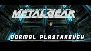 Metal Gear Solid 1  Normal Playthrough  No Commentary [upl. by Aelc179]