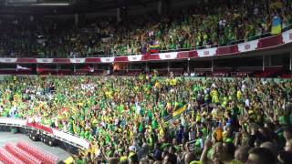 3 Milijonai by Lithuania basketball fans  Arena Riga Eurobasket 2015 [upl. by Marco]