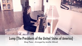 Lump The Presidents of the United States of America  Easy Piano Sheet Music [upl. by Theobald270]