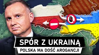 Ukraina w SPORZE z POLSKĄ  Wzajemne oskarżenia [upl. by Naujuj]