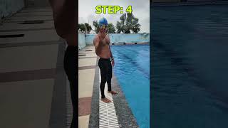 Learn dive in simple 4 steps swimming dive freestyledive [upl. by Lurleen847]