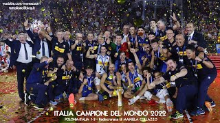 ITALVOLLEY CAMPIONE DEL MONDO 2022  POLONIAITALIA 13  Radiocronaca Manuela Collazzo Radio Rai [upl. by Uzia539]