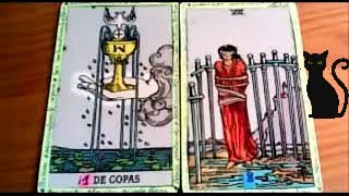 Combinaciones tarot con el UNO de COPASAS de COPAS  ARCANOS MENORES DE ESPADAS Por TARA [upl. by Rosemari]