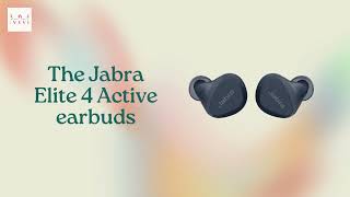 The Jabra Elite 4 Active Earbuds  Market Mingle [upl. by Neerual]