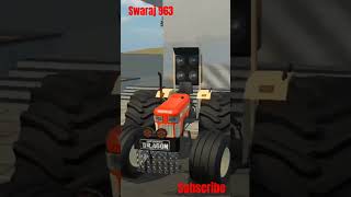 Swaraj 963 modified tyre indian tractor driving game modifiedtyre gameplay [upl. by Ybloc943]