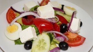 Recette de la salade grecque [upl. by Mallin]