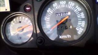 Ninja250R 0100 kmh acceleration [upl. by Annayrb]