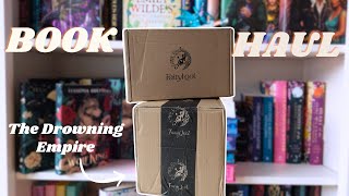 😍BOOK HAULUnboxing Fairyloot Special Editions The Drowning Empire👑Daughter Of The Moon Goddess [upl. by Yoko]