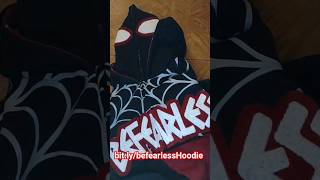 BEFEARLESS SpiderMan inspired full zipup double hoodie [upl. by Eenert]