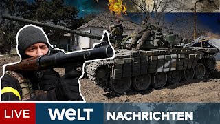 PUTINS OFFENSIVE Selenskyj will schwere Waffen  Druck auf Scholz steigt  WELT Newsstream [upl. by Suivatra]