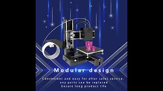 EasyThreed K9 Mini 3D Printer Easy to Use Entry Level Gift 3D Printer FDM TPU PLA Filament 1 75mm Bl [upl. by Fabrianna]