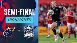 Munster v Glasgow Warriors  Instant Highlights  SemiFinal  URC 202324 [upl. by Helyn]