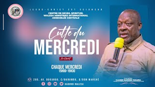 Direct  CULTE DU MERCREDI 06 MARS 2024 Avec Ev claude kabundi walesa [upl. by Airual839]