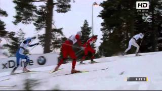 VM Sprint Finale Holmenkollen 2011  Marcus Hellner vs Petter Northug [upl. by Lemieux501]