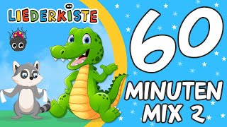 KINDERLIEDERMIX 60 MINUTEN Vol 2  20 unserer beliebtesten Kinderlieder in einem Mix [upl. by Anelrahc]