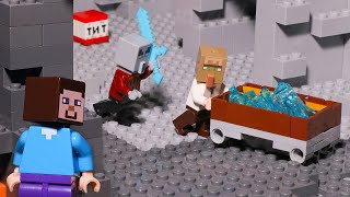 LEGO Minecraft  Stop Motion Compilation  Minecraft Animation [upl. by Dao]