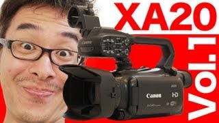 Canon 業務用デジタルビデオカメラ XA20がやってきた！ 開封編 前編 [upl. by Nivlek]