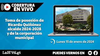 En vivo toma de posesión de alcalde y corporación de Muni Guate [upl. by Gibson]