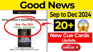 makkar ielts  Makkar sep to dec 2024 pdf  makkar ielts speaking 2024  ielts speaking [upl. by Eillor]