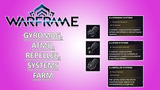 Warframe  FASTEST Gyromag Atmo Repeller Systems Farm 3 Minute Video [upl. by Damalis]