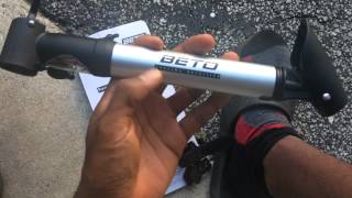 The Best Mini Bike Pump We chose a Beto Mini Bicycle Pump Heres the Review Still using in 2022 [upl. by Daney]