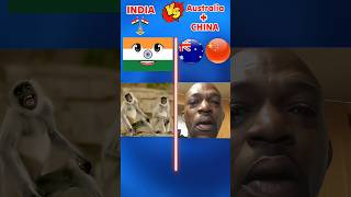 INDIA VS Australia  China 🔥🔥❓shorts comedyshorts funnyshorts ytshort india [upl. by Oetam742]