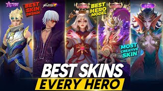 THE BEST SKIN FOR EVERY HERO IN MOBILE LEGENDS [upl. by Eilujna634]