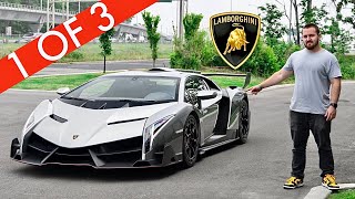 1 OF 3 Lamborghini Veneno Comes Out To Play [upl. by Rutledge]