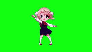 9mm go bang  shigure ui loli dance green screen [upl. by Picker745]