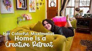 Tour This Maximalist Home With A Burst of Color in Every Corner  Handmade Home [upl. by Gabrielle]