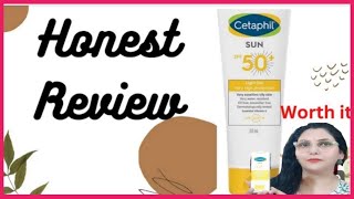 Cetaphil Spf50 sunscreen Review  cetaphil sunscreen skincareroutine [upl. by Jaela736]