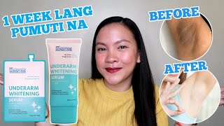 DR SENSITIVE UNDERARM WHITENING SERUM AFTER 1 WEEK [upl. by Ecnadnac190]