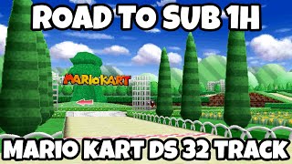 Is this Speedrun Challenge Possible Mario Kart DS 32 Track  Road to Sub 1 Hour [upl. by Nerat]