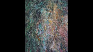 Peinture abstraite abstract painting Derniere chance acrylique sur toile 50x61 cm [upl. by Ahtamat]