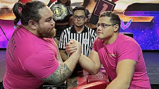 SCHOOLBOY VS MONSTER MICHAEL FORD  ARM WRESTLING 2023 [upl. by Euqinorev]