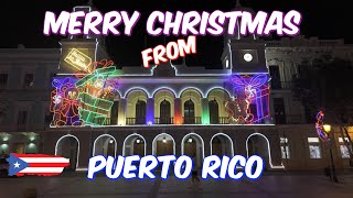 Captivating Christmas Lights in Old San Juan Puerto Rico A Spectacle to Behold in 4K HDR [upl. by Howes477]