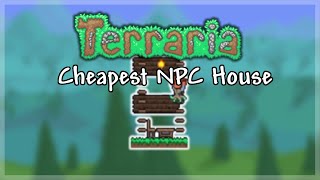 How to make the FASTEST NPC House in Terraria [upl. by Hildy]