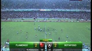 Flamengo 2x2 Botafogo  2° jogo da Final do Cariocão 2007 [upl. by Adgam]